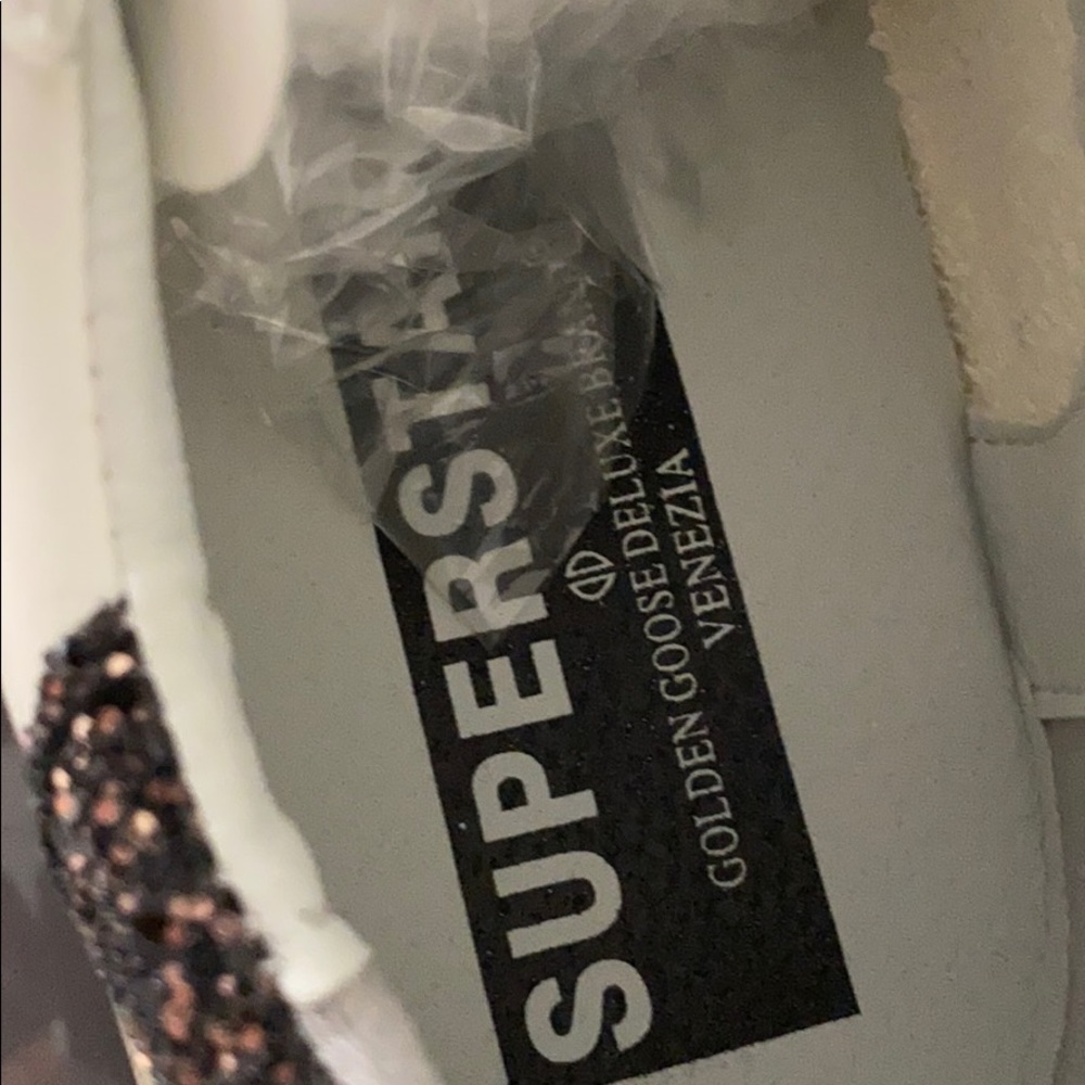 New Goldengoose DB Sneakers Size 38 with glitter